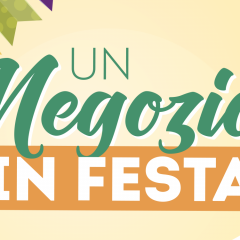 Un negozio in festa