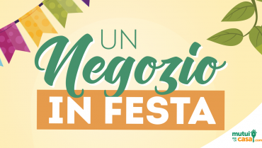 Un negozio in festa
