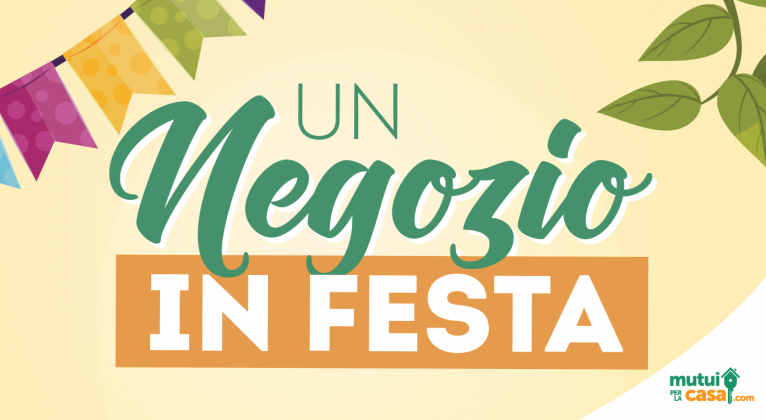 Un negozio in festa